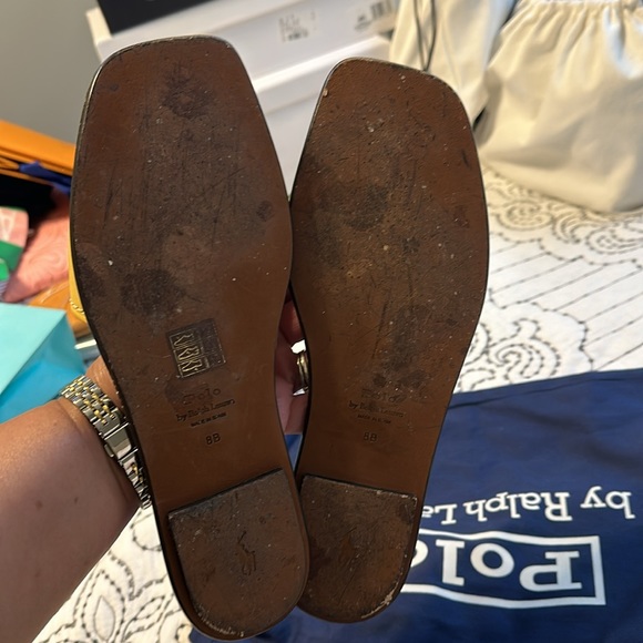 Polo by Ralph Lauren Leather Sandals Size 8 🥰🥰🥰 - Picture 3 of 4